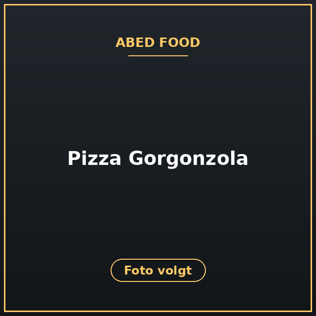 [ABF-34] Pizza Gorgonzola