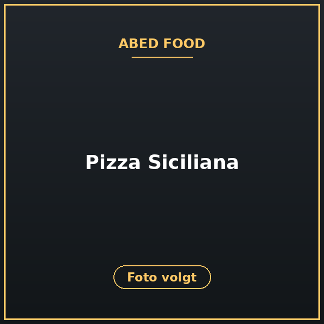 [ABF-38] Pizza Siciliana