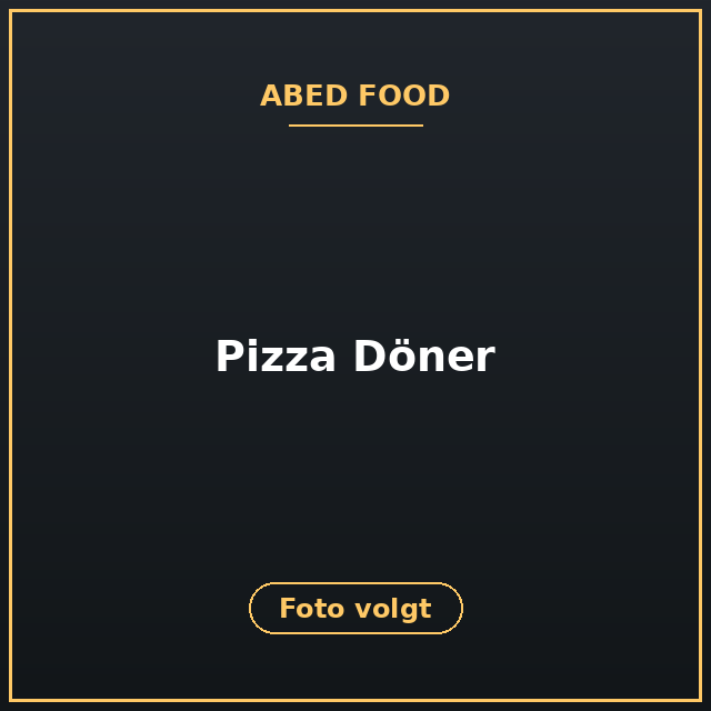 [ABF-43] Pizza Döner