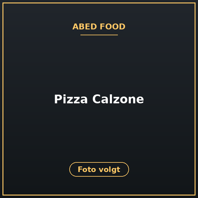 [ABF-165] Pizza Calzone