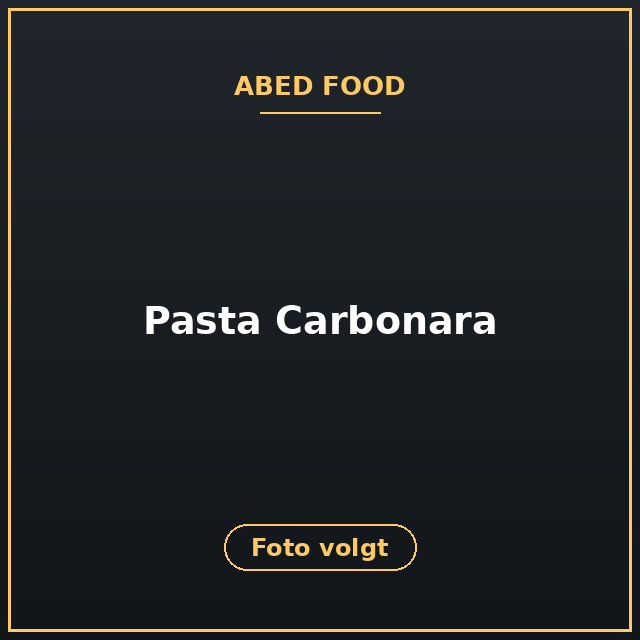[ABF-44] Pasta Carbonara