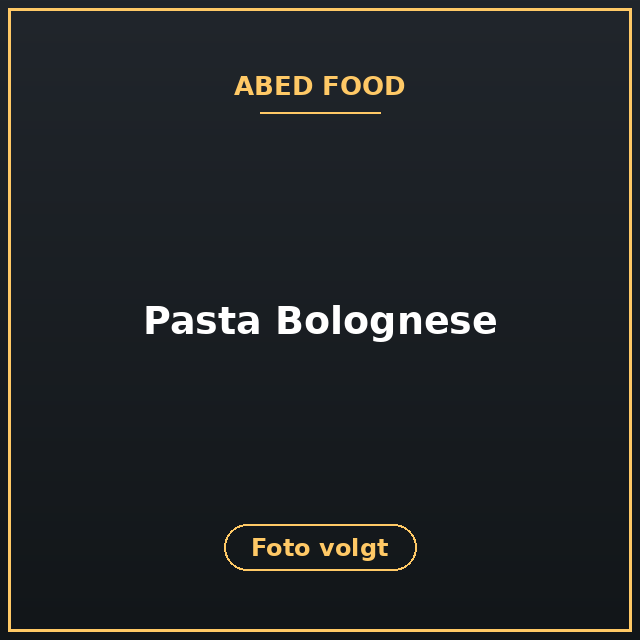 [ABF-46] Pasta Bolognese