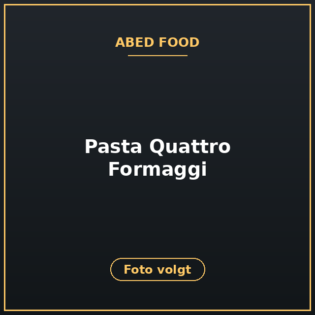 [ABF-49] Pasta Quattro Formaggi