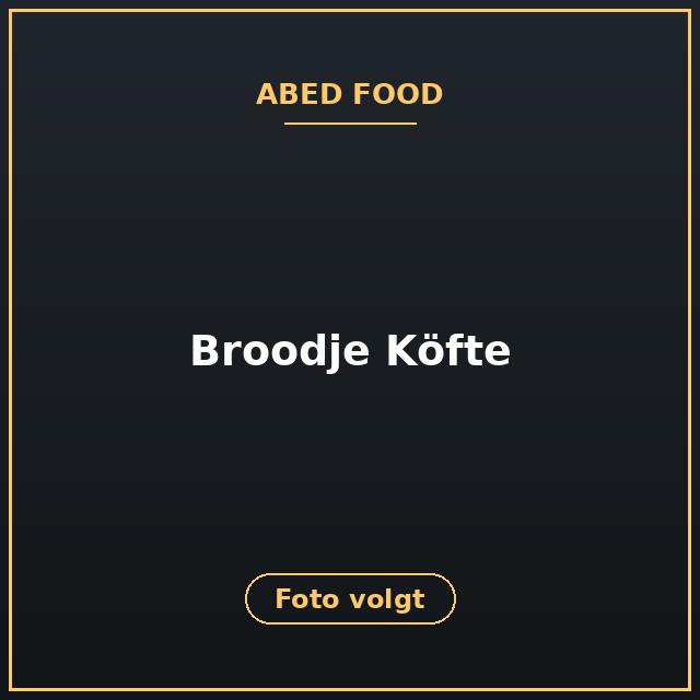 [ABF-60] Broodje Köfte