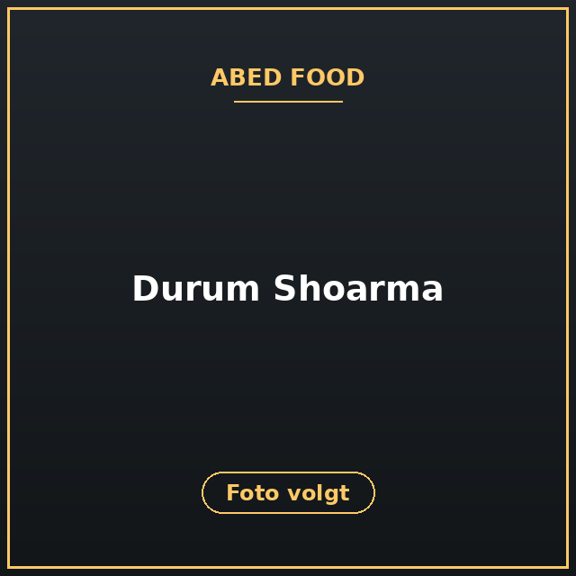 [ABF-69] Durum Shoarma