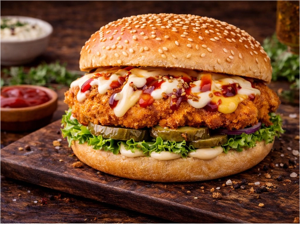 [ABF-10] Spicy Crispy Chickenburger
