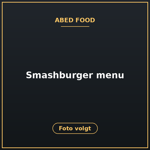 [ABF-135] Smashburger menu