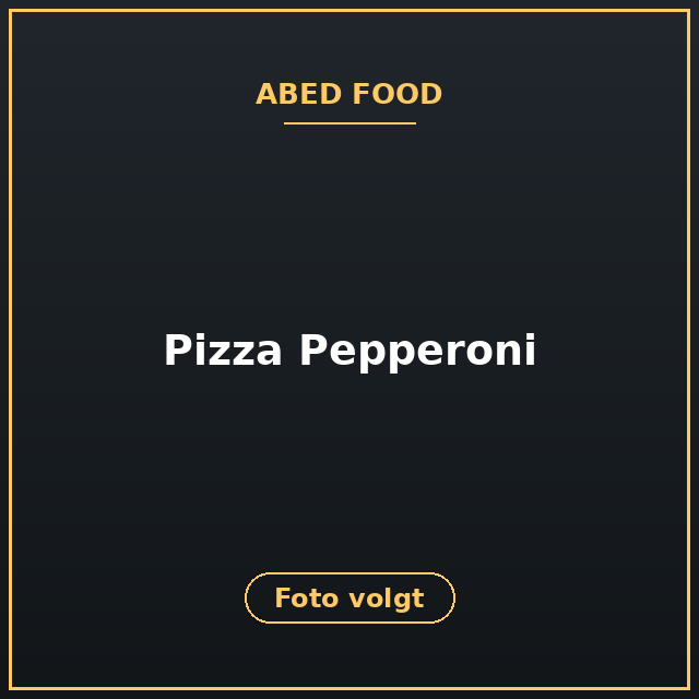 [ABF-18] Pizza Pepperoni