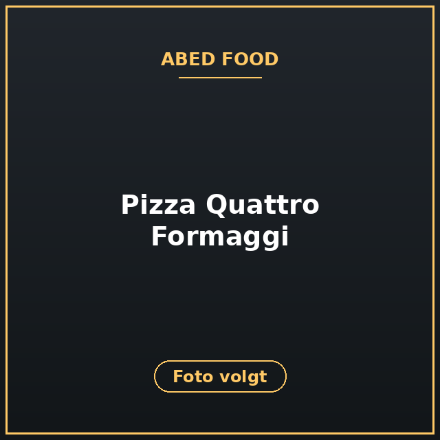 [ABF-22] Pizza Quattro Formaggi