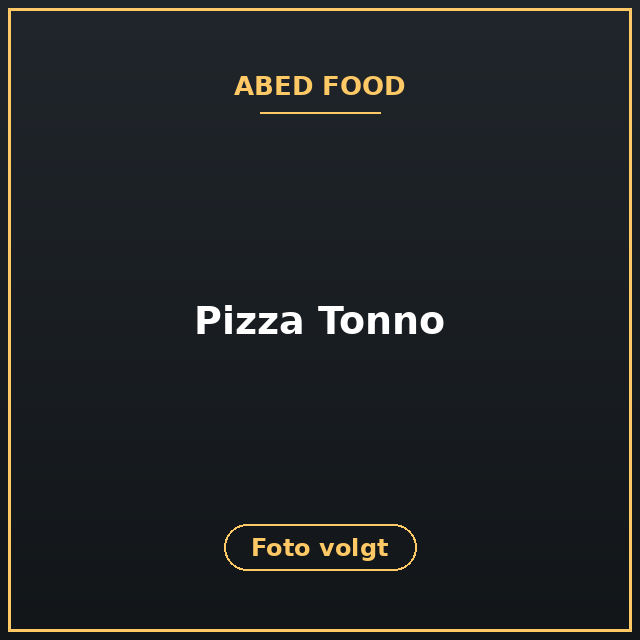[ABF-25] Pizza Tonno