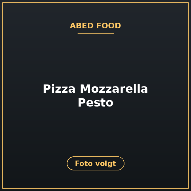 [ABF-26] Pizza Mozzarella Pesto