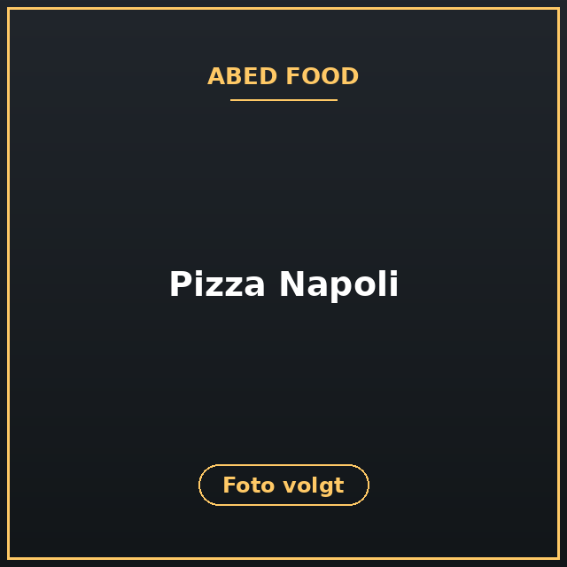 [ABF-28] Pizza Napoli