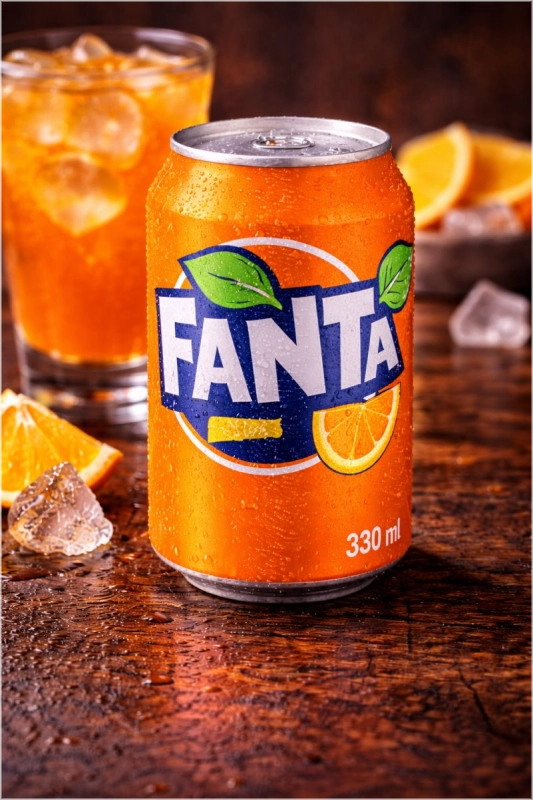 Fanta Orange blik